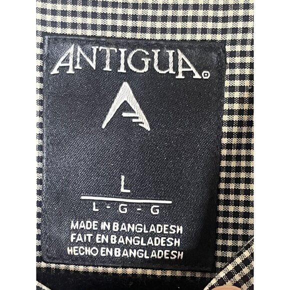 Tampa Bay Buccaneers Plaid Button Up L Black Check Retro Florida Football NFL - Picture 3 of 10